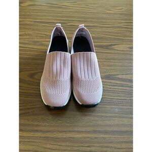 Pink with white trim slip on shoes size EU 41 U.S. size 10.5